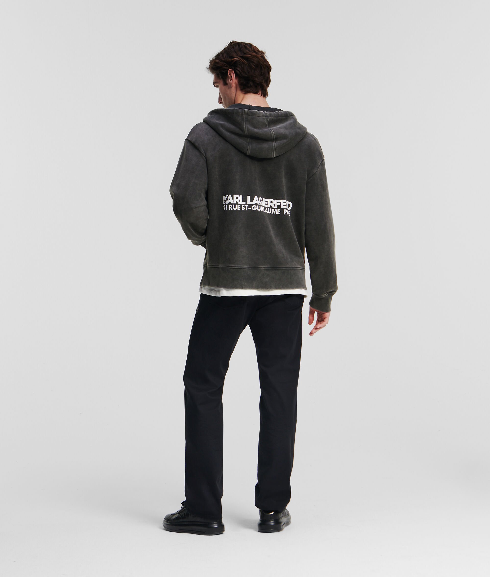 (image for) Tailored RUE ST-GUILLAUME WASHED ZIP-UP HOODIE